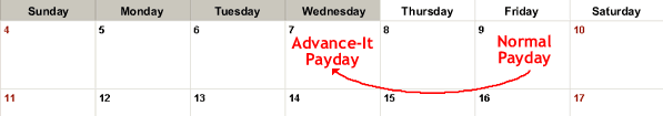 Advance-It calendar image